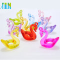 Factory sale transparent mixed color animal shape acrylic beads